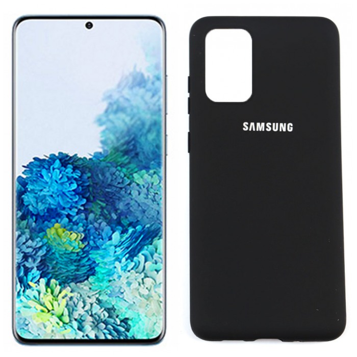 картинка Чехол Samsung для Samsung G985 alaxy S20 Plus Full Silicone Case Black (Copy) от магазина КомпьютерЦентр