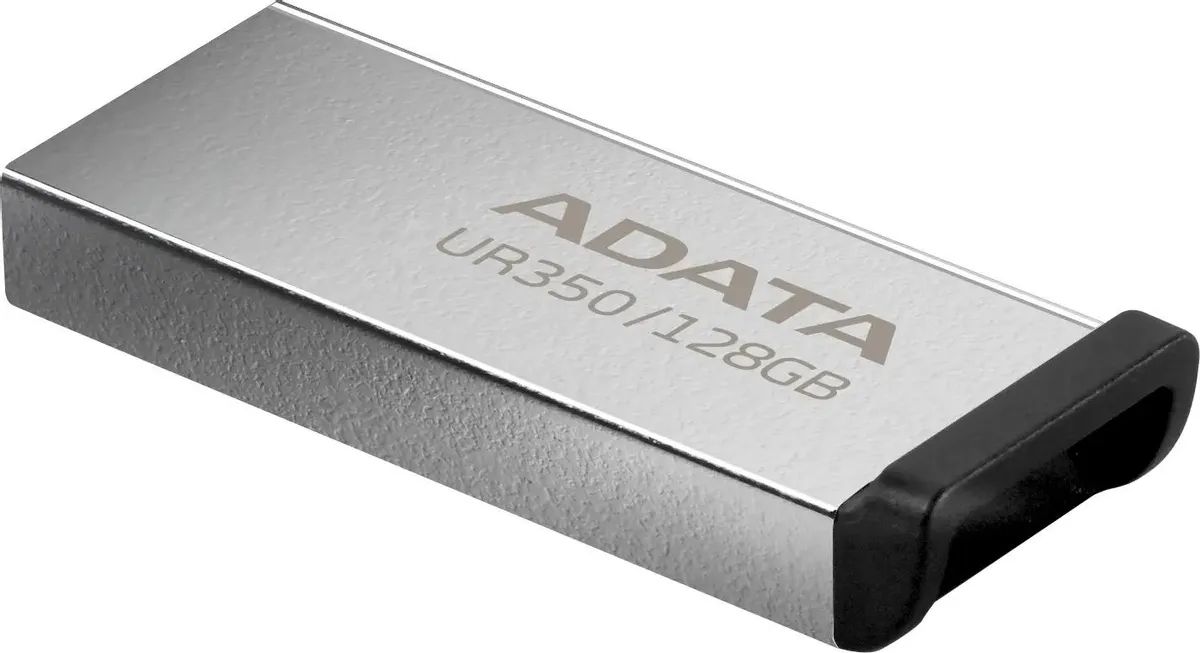 картинка USB3.2 накопитель 128Gb A-Data UR350 Silver/ Black (UR350-128G-RSR/ BK) от магазина КомпьютерЦентр