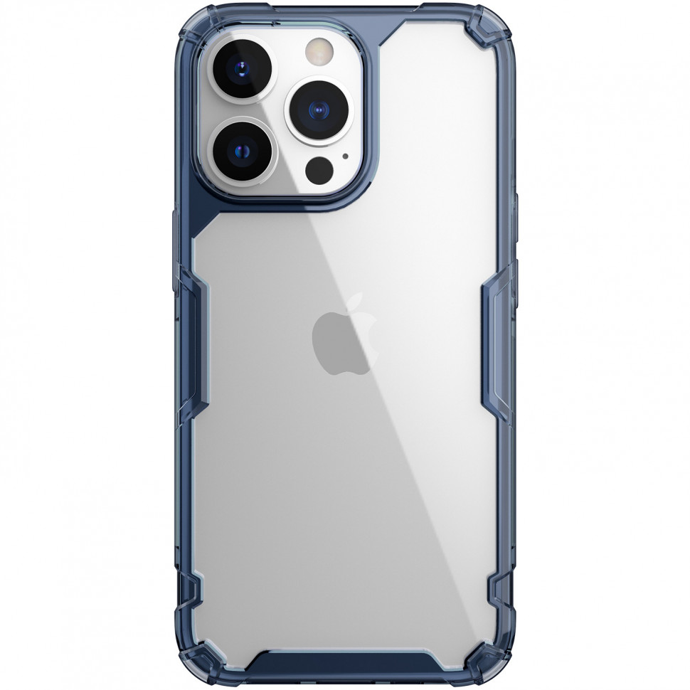 картинка Чехол Nillkin Nature TPU Pro накладка на Apple iPhone 14 Pro Max, синий от магазина КомпьютерЦентр