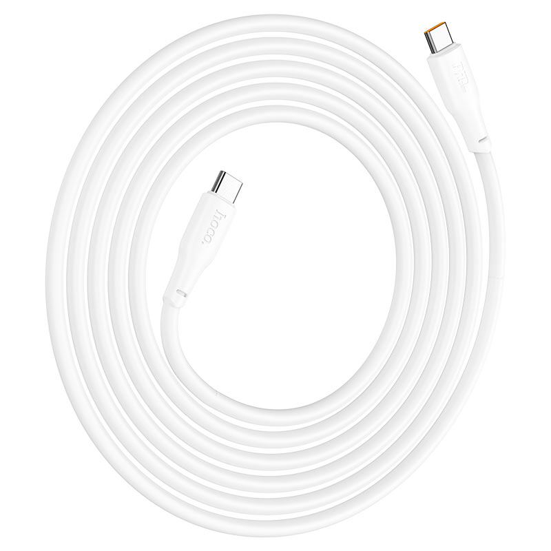 картинка Кабель Hoco X93 Type-C to Type-C Force 240W fast charging data cable 2m White от магазина КомпьютерЦентр