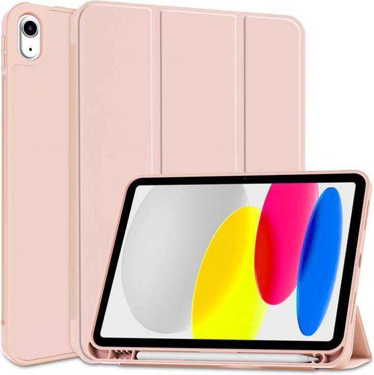 картинка Чехол Apple Smart Case Leather for iPad 10th 2022 with pencil Pink от магазина КомпьютерЦентр