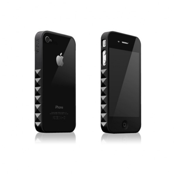 картинка Чехол More Glam Rocka Rex Black for iPhone 4 (AP13-023BLK) от магазина КомпьютерЦентр