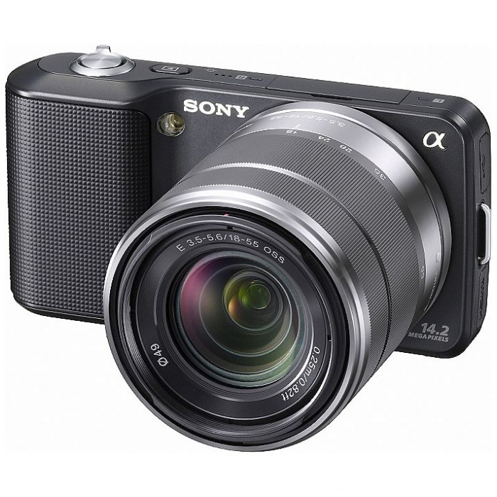 картинка Фотокамера Sony NEX-3K KIT 18 - 55 mm Black от магазина КомпьютерЦентр