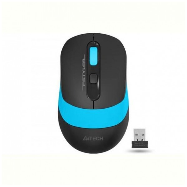 картинка Мышка A4tech Fstyler FG10S Wireless Black/ Blue (FG10S Blue) от магазина КомпьютерЦентр