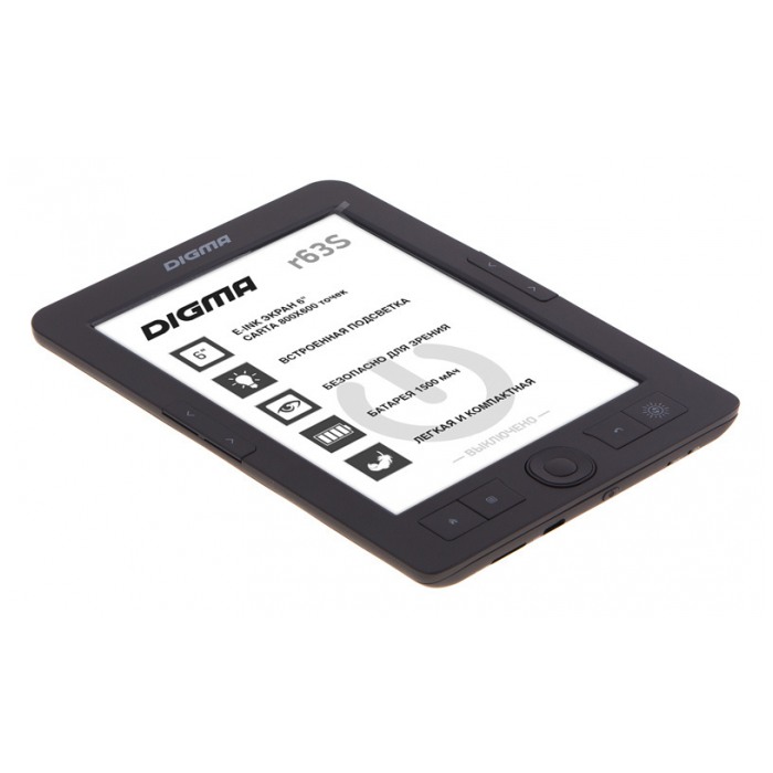 картинка Электронная книга Digma Digma R63S Dark Gray (R63SDG) от магазина КомпьютерЦентр