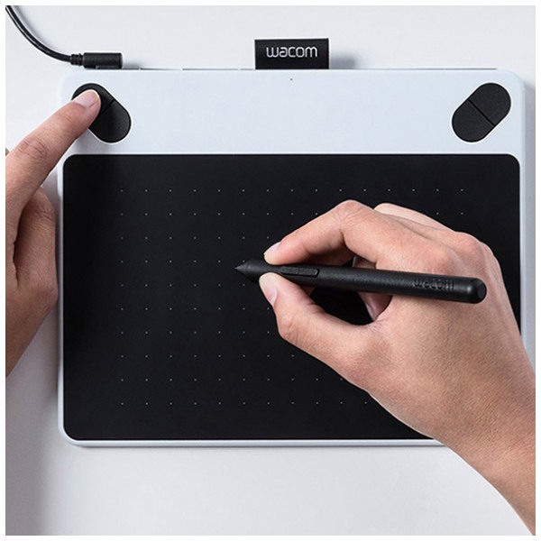 картинка Графический планшет Wacom Intuos Draw Pen S North White (CTL-490DW-N) от магазина КомпьютерЦентр
