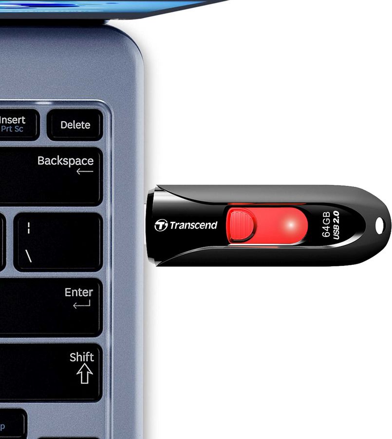 картинка USB накопитель 32Gb Transcend JetFlash 590 Black (TS32GJF590K) от магазина КомпьютерЦентр
