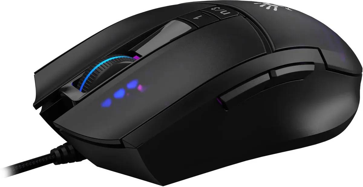 картинка Мышь A4Tech Bloody L65 Max черный/ фиолетовый L65 MAX/ HONEYCOMB от магазина КомпьютерЦентр