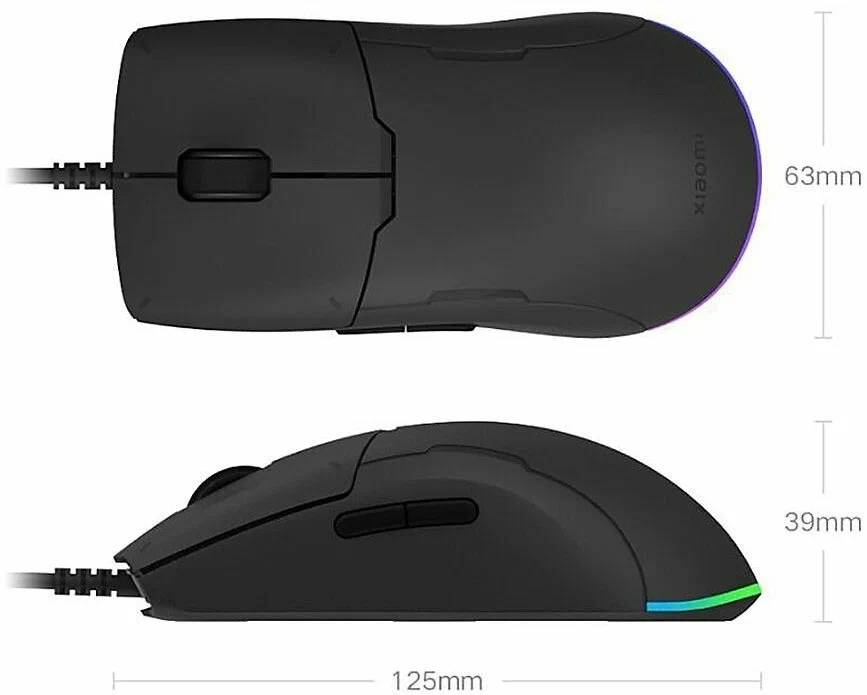 картинка Мышка Xiaomi Mi Game Mouse Lite игровая (YXSB01YM) BHR5716CN Dark Gray от магазина КомпьютерЦентр