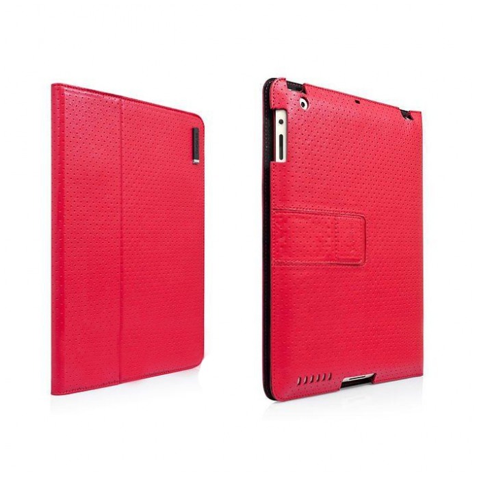 картинка Чехол Capdase Protective Case Folio Dot Red for new iPad / iPad 2 от магазина КомпьютерЦентр