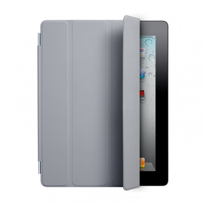 картинка Чехол Apple Smart Cover Polyurethane Gray for iPad 2 (MC939LL/A) от магазина КомпьютерЦентр