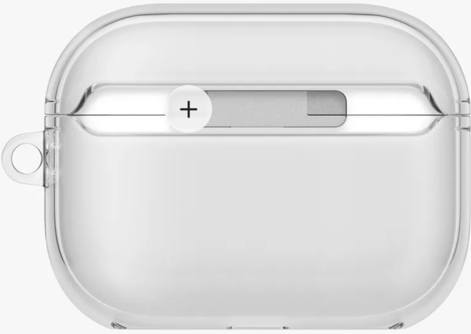 картинка Чехол Uniq Glase TPU Glossy Clear для AirPods Pro 3, прозрачный от магазина КомпьютерЦентр
