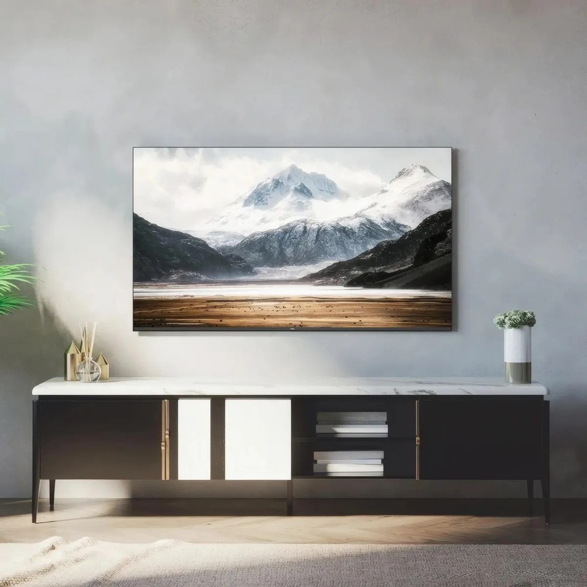 картинка Телевизор TCL 32'' 32S4K, QLED, HD, черный, СМАРТ ТВ, Google TV от магазина КомпьютерЦентр