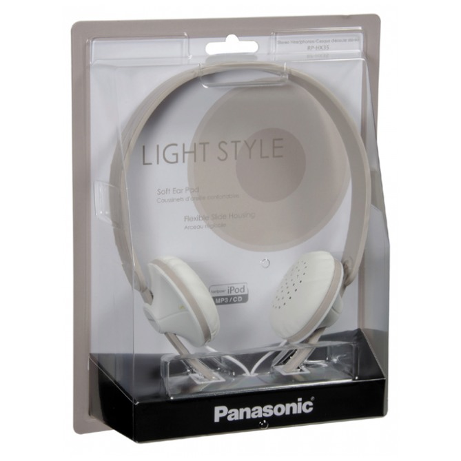 картинка Наушники Panasonic RP-HX35E-W White (5927385) от магазина КомпьютерЦентр