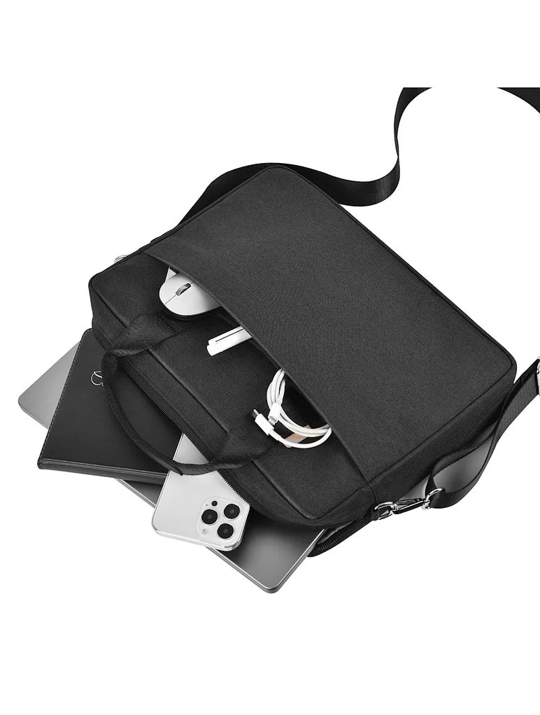 картинка Сумка для ноутбука WIWU Minimalist Laptop Bag Pro for MacBook 15.6'' Black (QB/ T1333-2018) от магазина КомпьютерЦентр