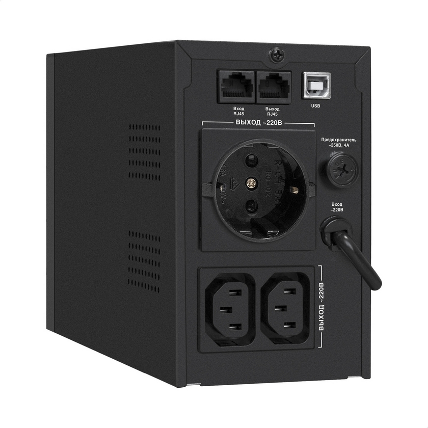 картинка ИБП ExeGate (EX292778RUS) SpecialPro UNB-900.LED.AVR.1SH.2C13.RJ.USB 900VA/ 500W, LED, Black от магазина КомпьютерЦентр