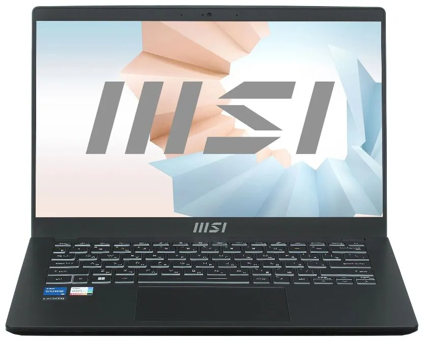 картинка Ноутбук MSI Modern 14 C12M-233XRU 14'' Black от магазина КомпьютерЦентр