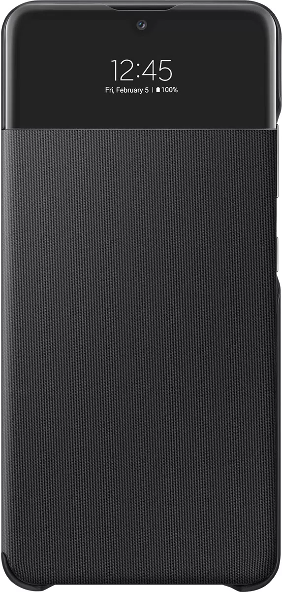картинка Чехол-книжка для Samsung Galaxy A32 Smart S-View Wallet Cover черный (EF-EA325PBEGRU) от магазина КомпьютерЦентр