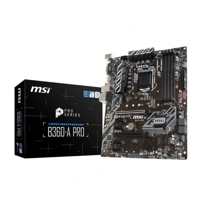 картинка Материнская плата MSI B360-A PRO (B360-A PRO) от магазина КомпьютерЦентр