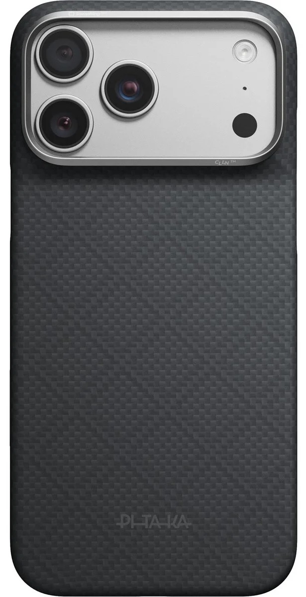 картинка Чехол PITAKA Edge (Argyle) Case для iPhone 18 Pro Max 6.9'', черный базальт (Basalt Black) от магазина КомпьютерЦентр