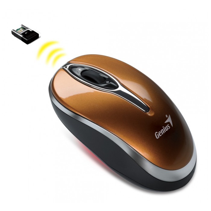 картинка Мышка Genius Traveler 900 Wireless Gold (31030021107) от магазина КомпьютерЦентр