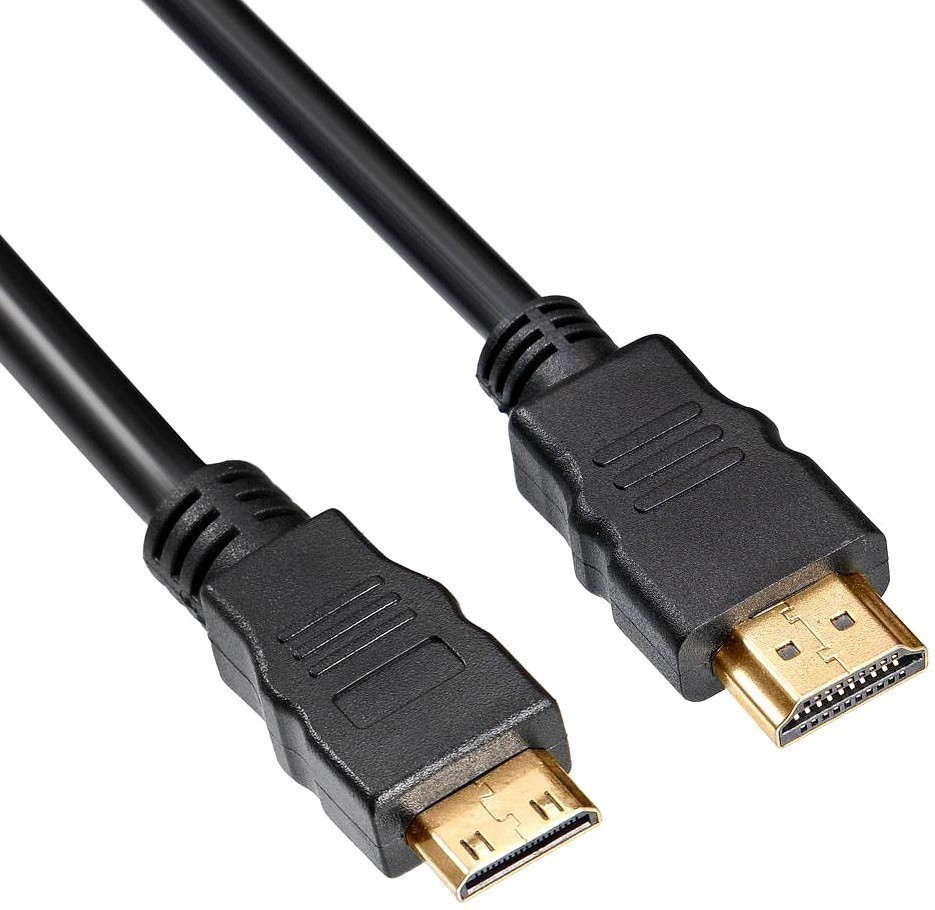картинка Кабель miniHDMI-HDMI Buro 1.5m Black (BHP-MINHDMI-1.5) 1478823 от магазина КомпьютерЦентр