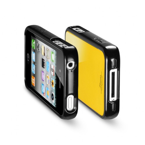 картинка Чехол SGP Linear Case Color Series Reventon Yellow for iPhone 4 (SGP07586) от магазина КомпьютерЦентр