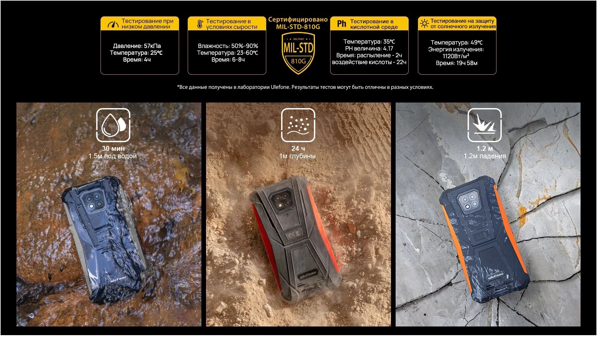 картинка Смартфон Ulefone Armor 8 Pro Orange 6.1'' 8Gb / 128Gb от магазина КомпьютерЦентр