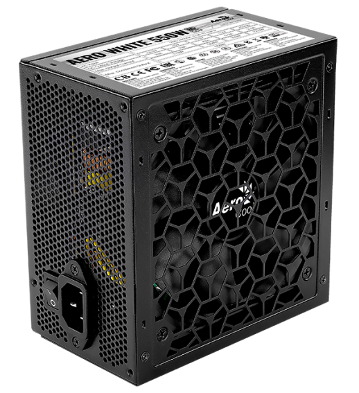 картинка Блок питания Aerocool 550W AERO White 80+ (AERO WHITE 550) от магазина КомпьютерЦентр