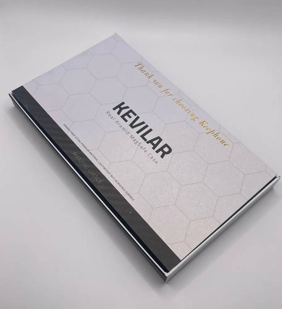 картинка Чехол-накладка KEEPHONE MagSnap KEVILAR на Samsung Galaxy S22 Ultra, черный от магазина КомпьютерЦентр