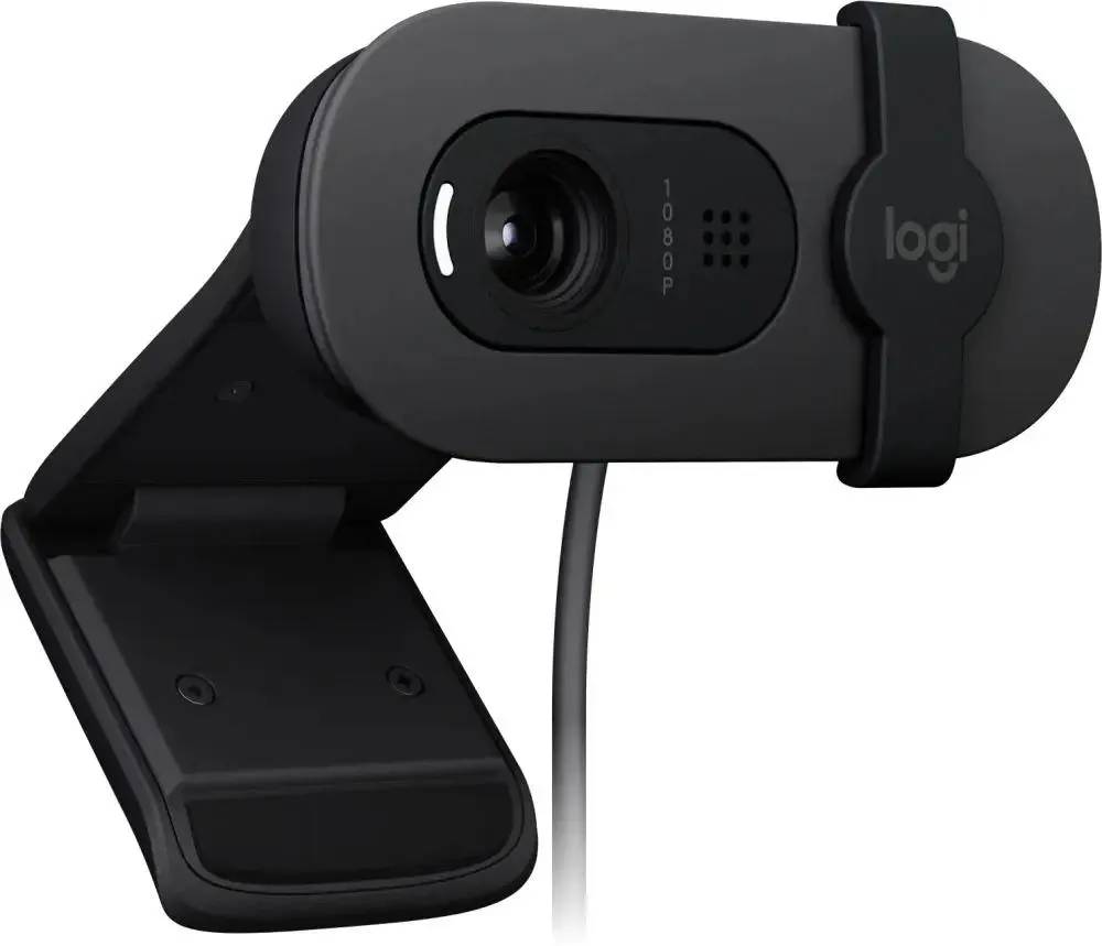картинка Web-камера Logitech Brio 100, GRAPHITE (960-001585) от магазина КомпьютерЦентр