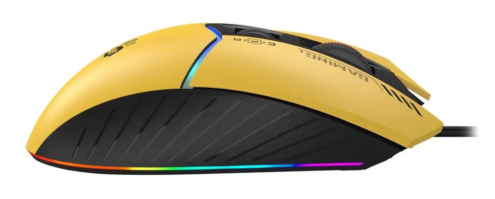 картинка Мышка A4Tech Bloody W95 Max Sports, проводная USB, желтый/ черный от магазина КомпьютерЦентр