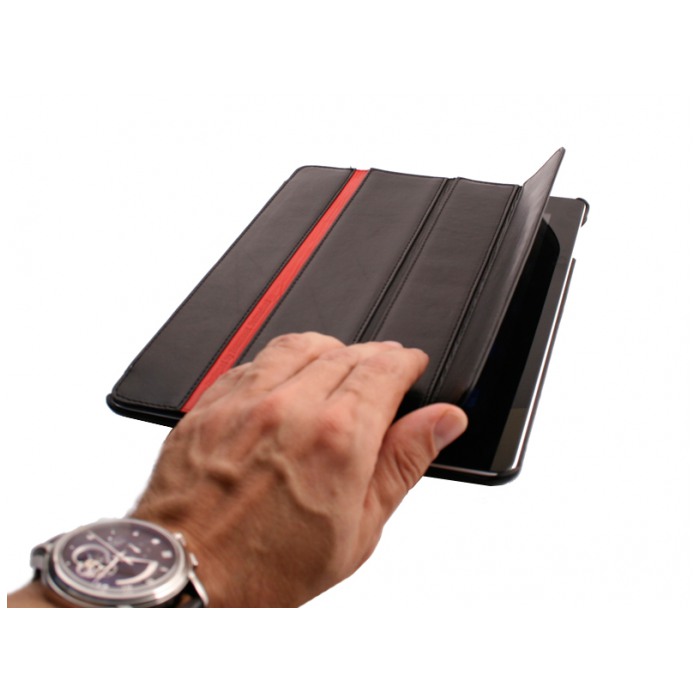 картинка Чехол Teemmeet Smart Cover Black for newiPad/ iPad 2 (SM03700406) от магазина КомпьютерЦентр