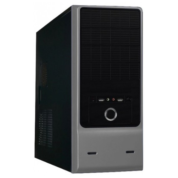 картинка Корпус Frime 201BS 450W Black-Silver (201BS) от магазина КомпьютерЦентр