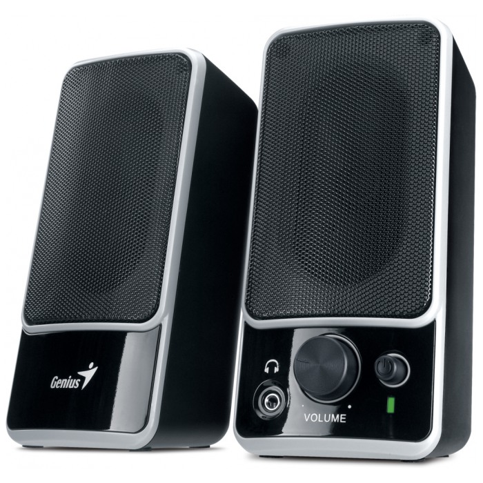картинка Колонки Genius SP-M120 Black-Silver (31730946100) от магазина КомпьютерЦентр