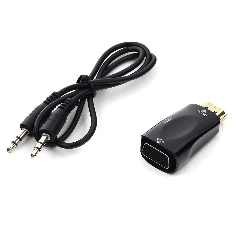 картинка Переходник HDMI-VGA Cablexpert A-HDMI-VGA-02, 19M/ 15F, Jack3.5 аудиовыход от магазина КомпьютерЦентр
