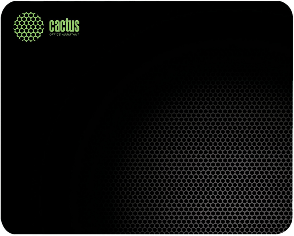 картинка Коврик для мышки Cactus Black Mesh 300x250x3мм (CS-MPC-D02M) от магазина КомпьютерЦентр