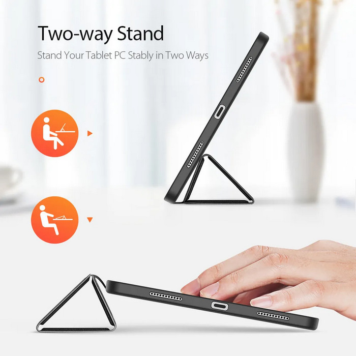 картинка Чехол книжка для iPad Pro 12.9'' (2021 /  2020) Dux Ducis Domo series черный от магазина КомпьютерЦентр