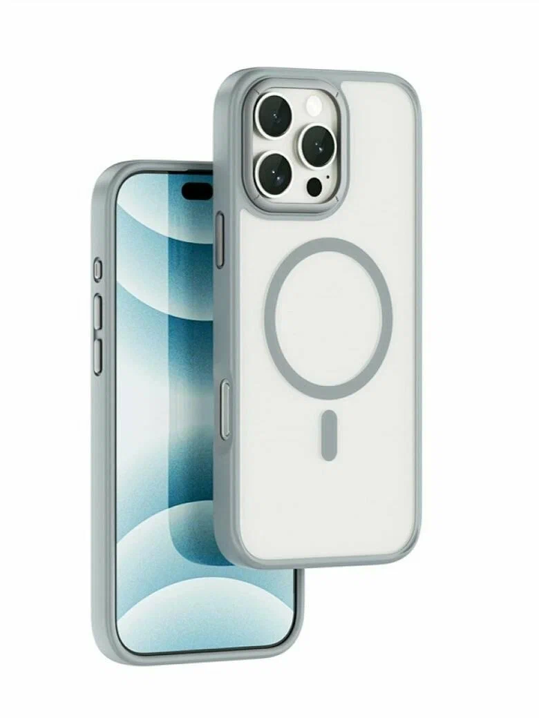 картинка Чехол WIWU MagSafe Armor Pro case for iPhone 16 Pro Max 6.9'' FGG-012 (Gray) от магазина КомпьютерЦентр