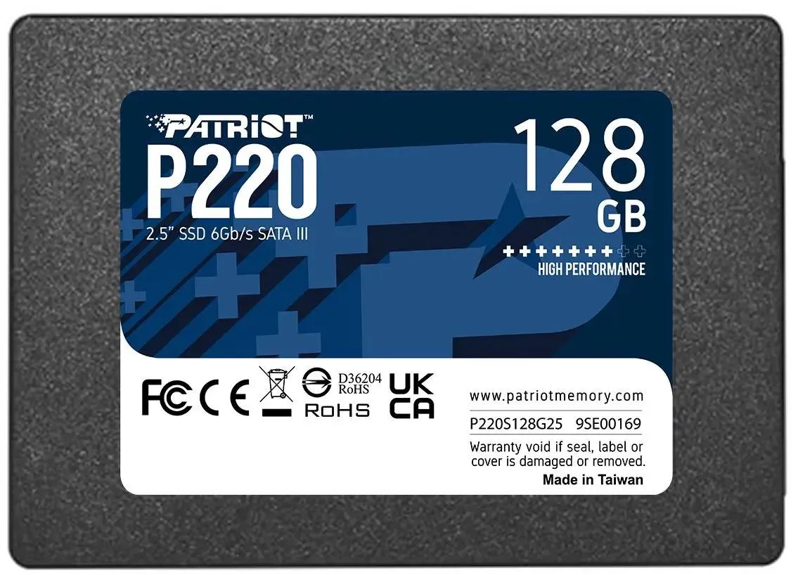 картинка SSD накопитель 128Gb 2.5'' Patriot P220 SATA III (P220S128G25) от магазина КомпьютерЦентр