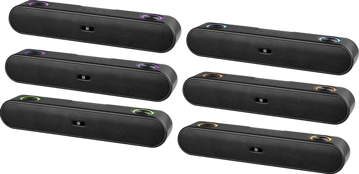 картинка Bluetooth колонка-саундбар Defender Z9 16W Bt 5.3, AUX-аудиовход, USB Type-A, USB Type-C, черный от магазина КомпьютерЦентр