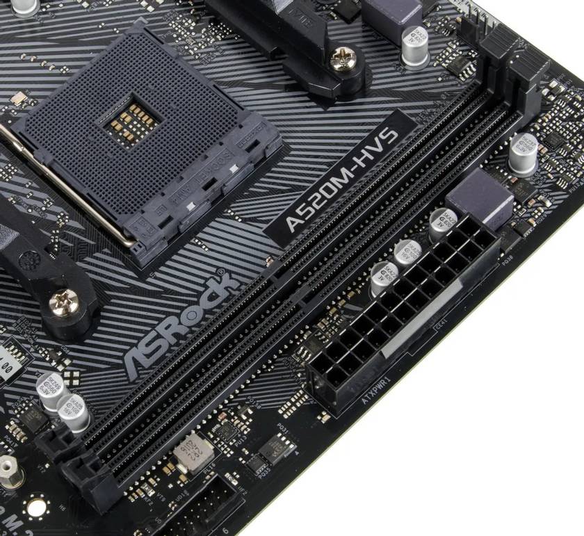 картинка Материнская плата Asrock A520M-HVS Soc-AM4 AMD A520 2xDDR4 mATX от магазина КомпьютерЦентр