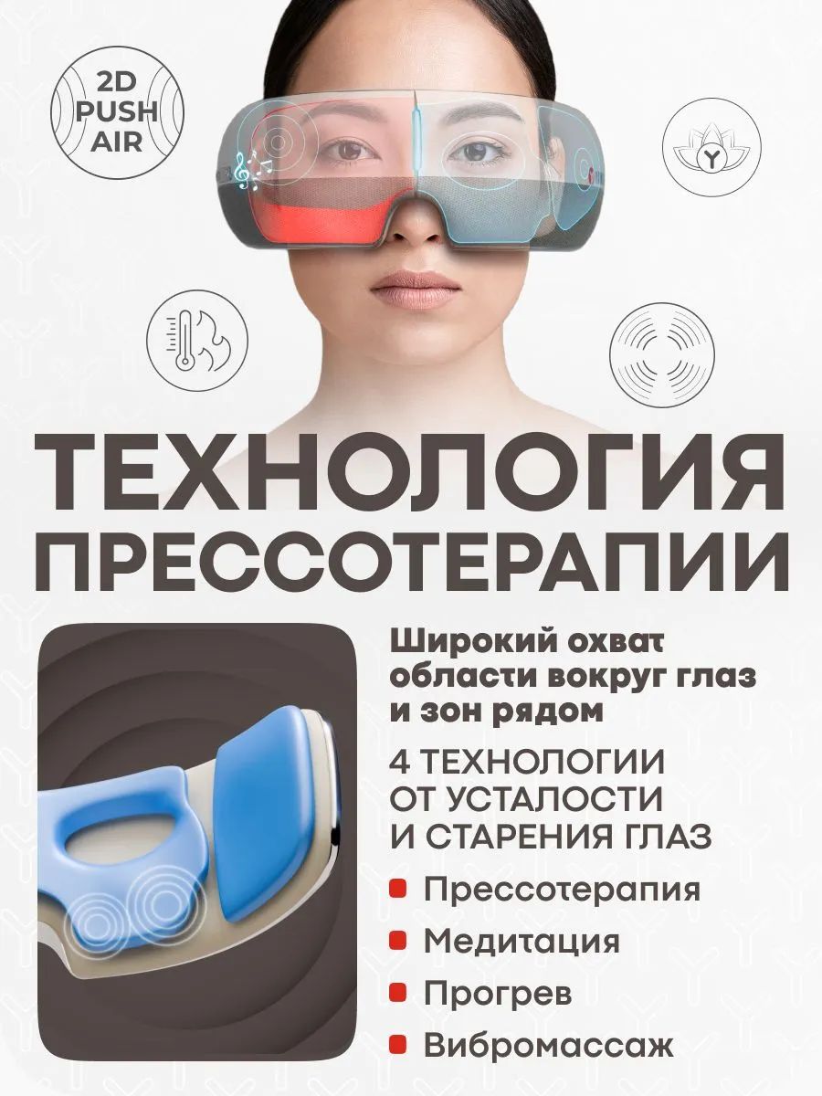 картинка Массажер для глаз Yamaguchi Galaxy Eye /  серый от магазина КомпьютерЦентр