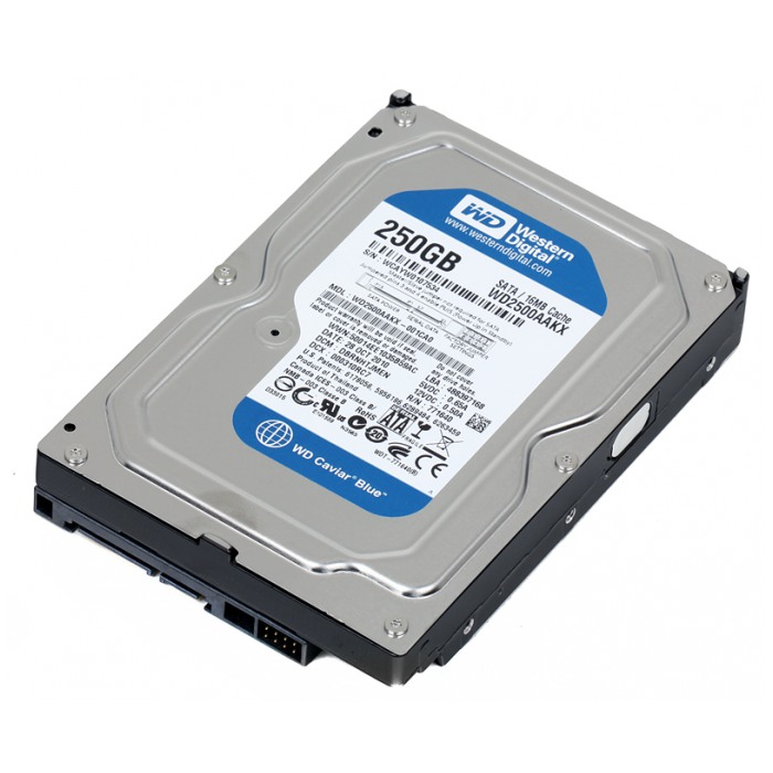 картинка Жесткий диск Western Digital 250Gb Caviar Blue 3.5″ 16Mb 7200rpm SATA3 (WD2500AAKX) от магазина КомпьютерЦентр