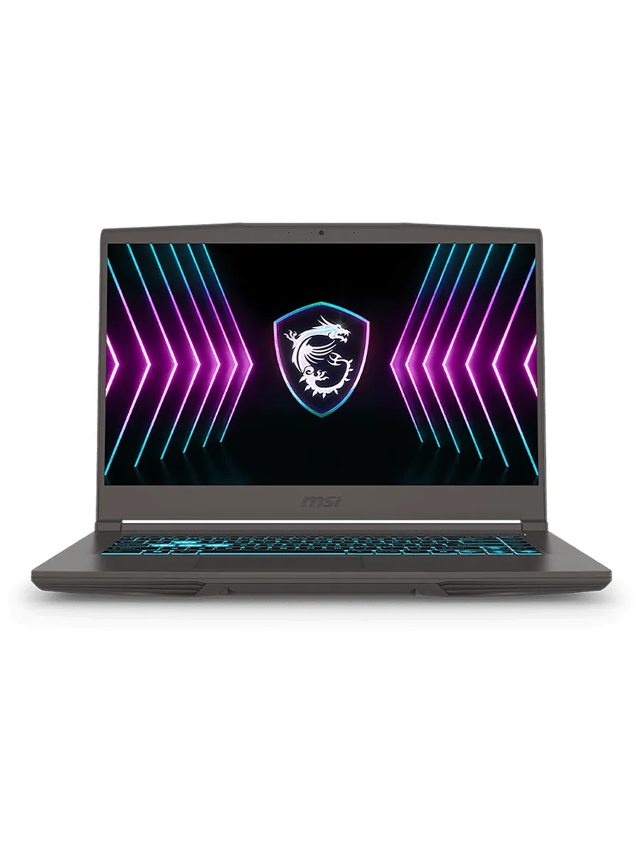 картинка Ноутбук MSI Thin 15 B2RVE-3450XRU 15.6'' IPS (1920x1080) 144Hz/  Core 5 210H (8/ 12)/  16Gb/  SSD 512Gb/  RTX4050 6Gb/  noOS/  Gray (9S7-16R831-3450) от магазина КомпьютерЦентр