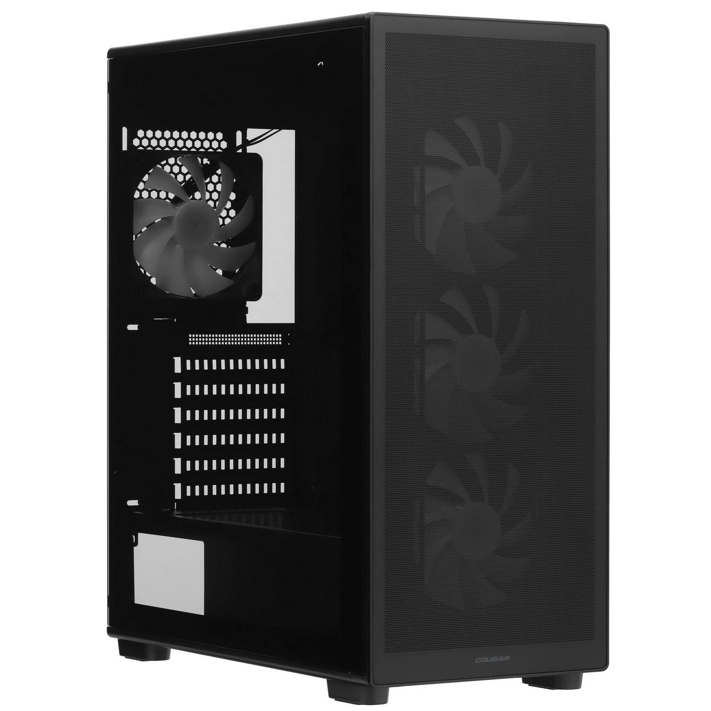 картинка Корпус Cougar MX220 Mid-Tower, Black, TG, 4x120 ARGB fan, 2xUSB 3.0, Type-C, без БП от магазина КомпьютерЦентр