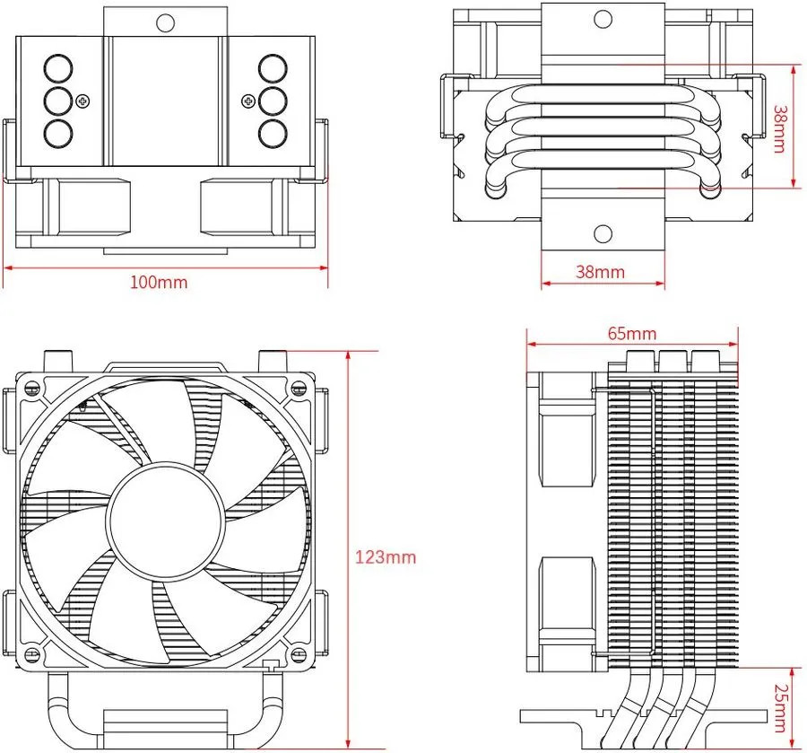 картинка Вентилятор CPU ID-COOLING SE-903-XT от магазина КомпьютерЦентр