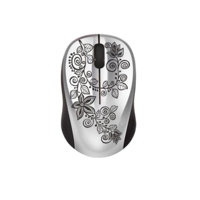 картинка Мышка Trust Vivy Wireless mini Mouse White Flower (17868) от магазина КомпьютерЦентр