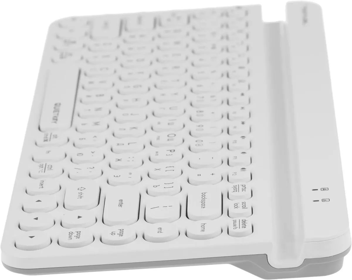 картинка Клавиатура A4Tech Fstyler FBK30 White USB беспроводная BT/ Radio slim Multimedia (FBK30) от магазина КомпьютерЦентр