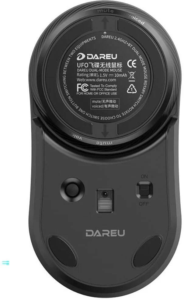 картинка Мышка Dareu LM166D Black (черный), беспроводная от магазина КомпьютерЦентр